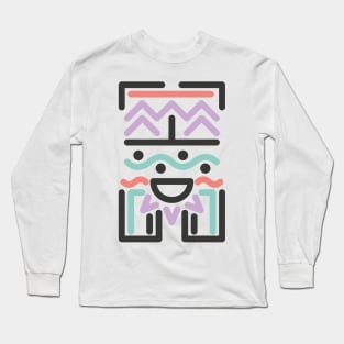 Abstract Tribal Hipster Design Long Sleeve T-Shirt